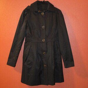 Betsey Johnson Woman X Small Button Down Long Sleeve Hooded Jacket